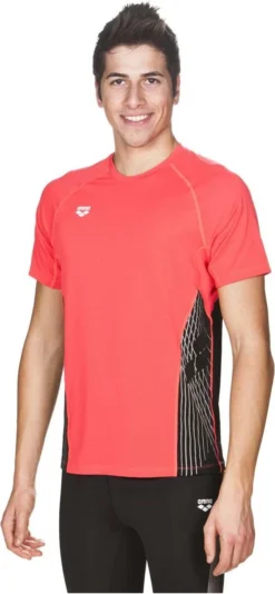 Arena Panel Jersey Red Black