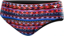 Tyr Santa Fe All Over Racer Swimsuit Black Multi-color