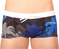 Mako Swimsuit Boxer Miami Drive Blue Black