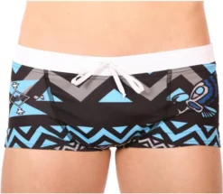Mako Swimsuit Boxer Eagle Black Blue