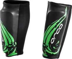Orca SwimRun Calf GUARDS Black Green