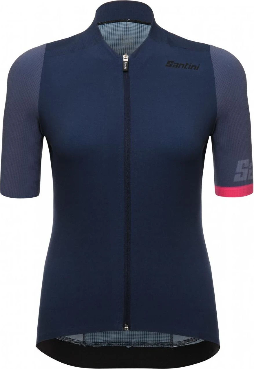 SANTINI GENIO Short Sleeve Wommen Jersey Blue 1 SANTINI GENIO Short Sleeve Wommen Jersey Blue